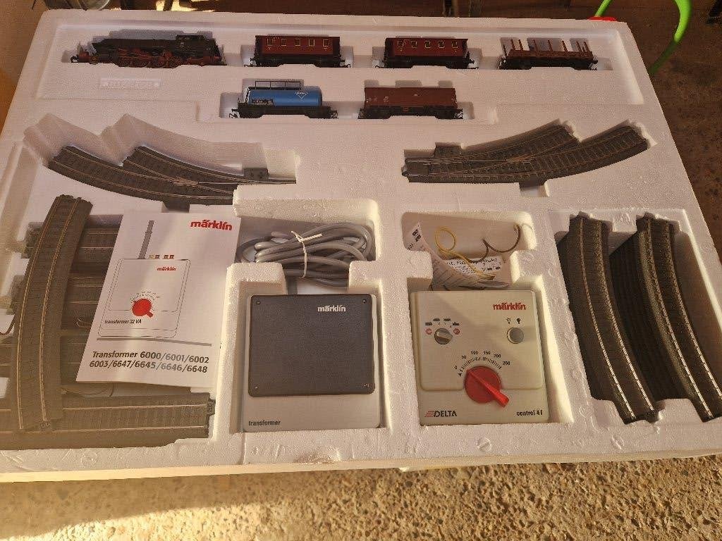 marklin startset 29537 met extra rails en wissel, Hobby en Vrije tijd, Ophalen, Treinset, Gelijkstroom, Zo goed als nieuw