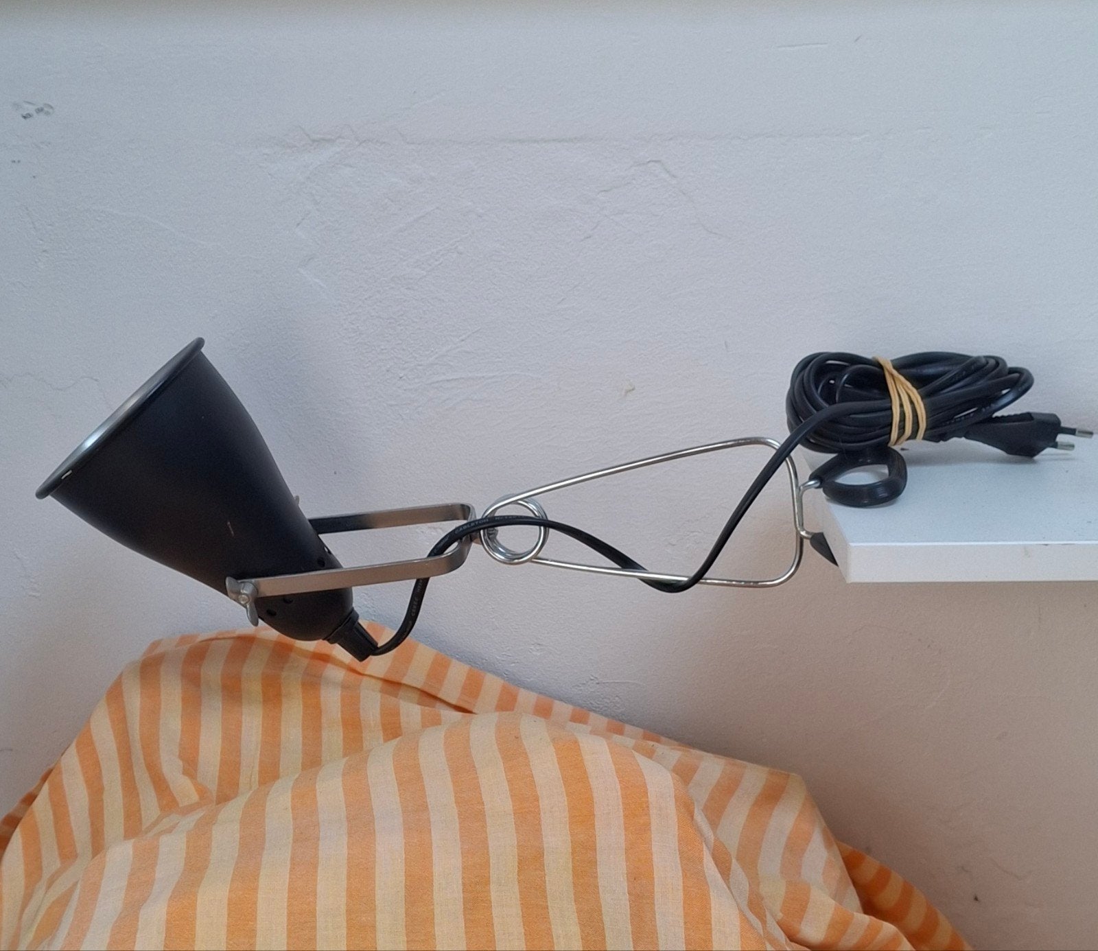 Ikea FAS vintage zwarte klemspot., Ophalen of Verzenden, Zo goed als nieuw