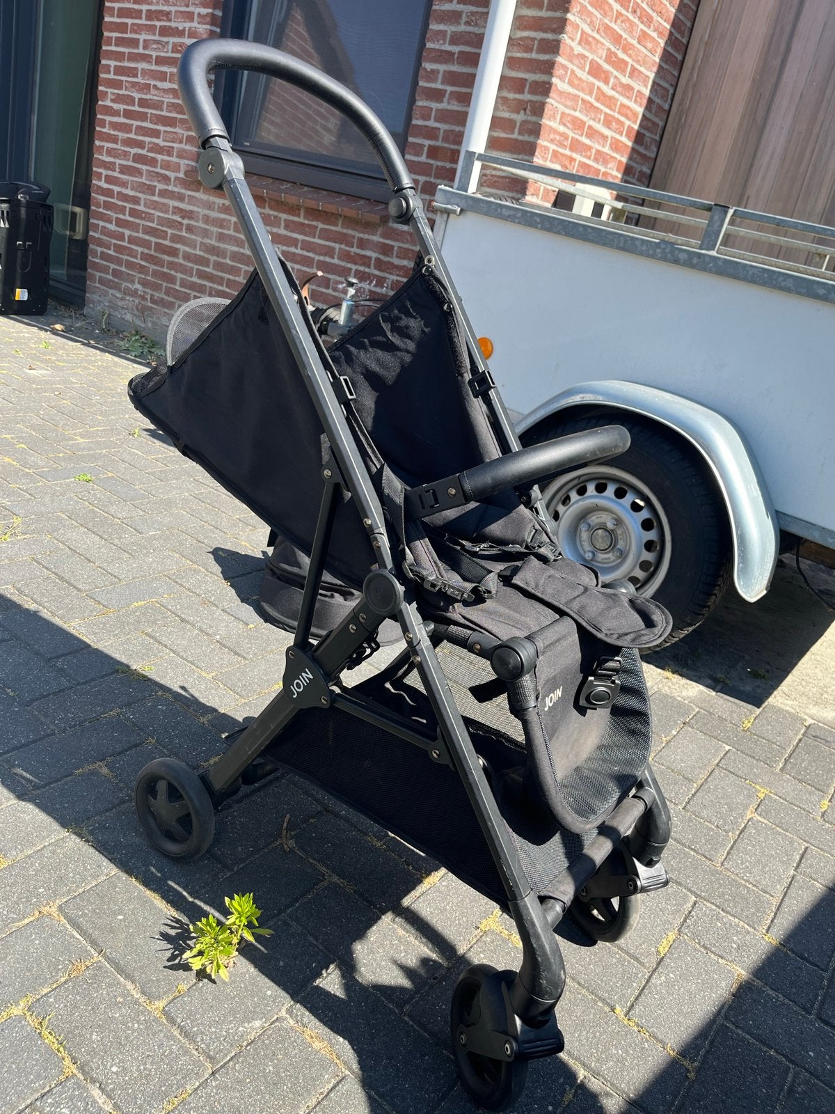 JOIN Duowagen - Compacte en handige tweelingbuggy, Gebruikt, Duowagen, Ophalen of Verzenden, Kinderwagen