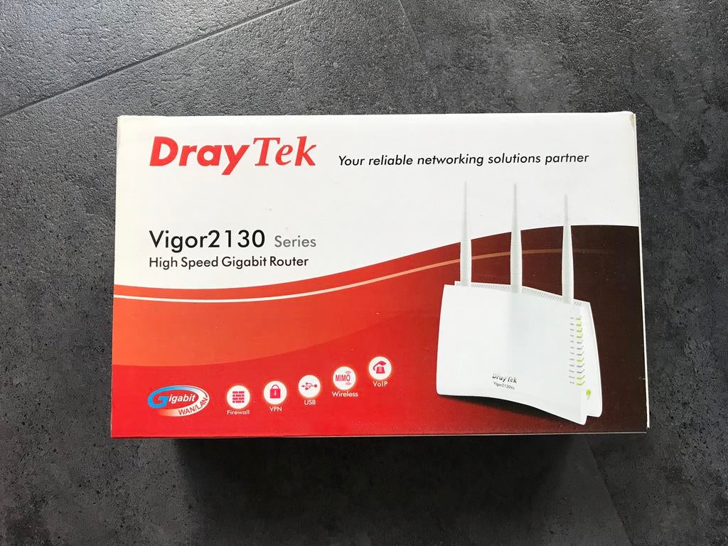 Router Draytek Vigor 2130, Ophalen of Verzenden, Nieuw