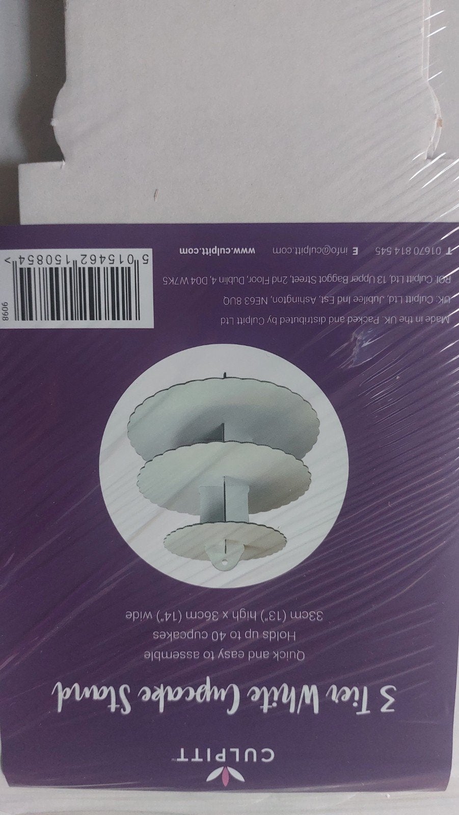 Culpitt 3-laags Witte Cupcake Standaard, etagères, 11 stuks, Ophalen, Nieuw, Cupcakes, Serveervorm
