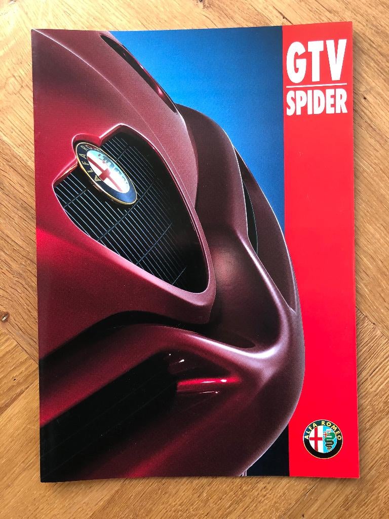 Alfa Romeo GTV-Spider folder 1995, Alfa Romeo, Ophalen of Verzenden, Zo goed als nieuw, Alfa Romeo