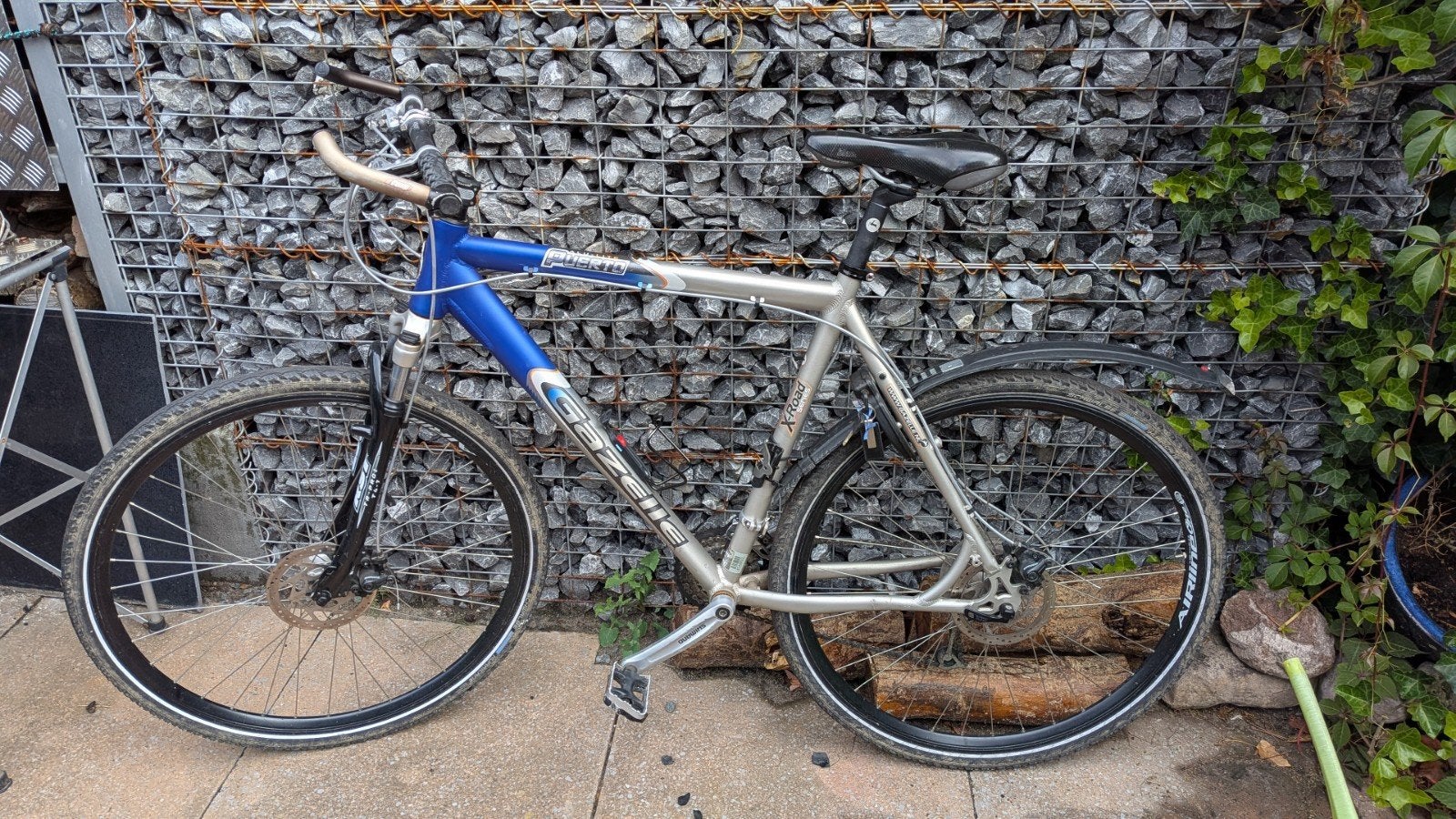 Gazelle Puerto Hybride Aluminium Fiets - Maat 56, Fietsen en Brommers, Ophalen, 28 inch, Gebruikt, Vering
