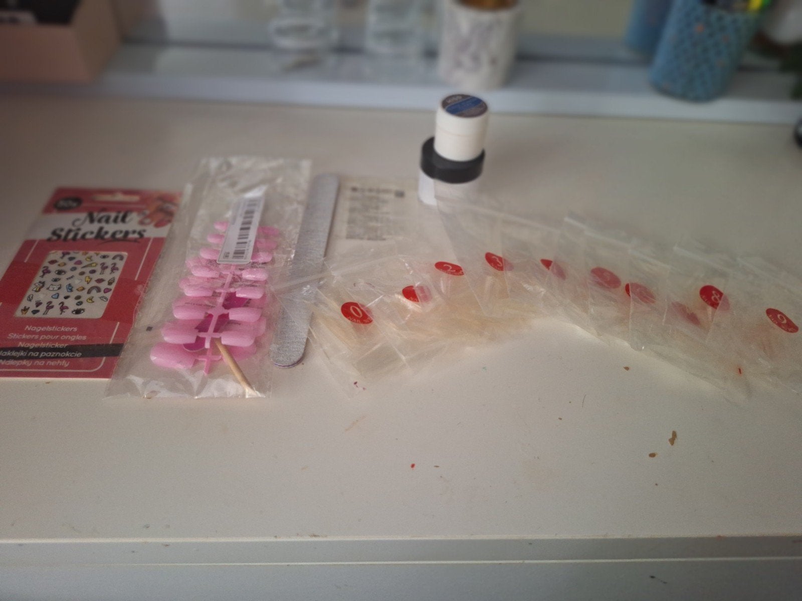 nagelspullen, Overige kleuren, Ophalen of Verzenden, Zo goed als nieuw, Handen en Nagels