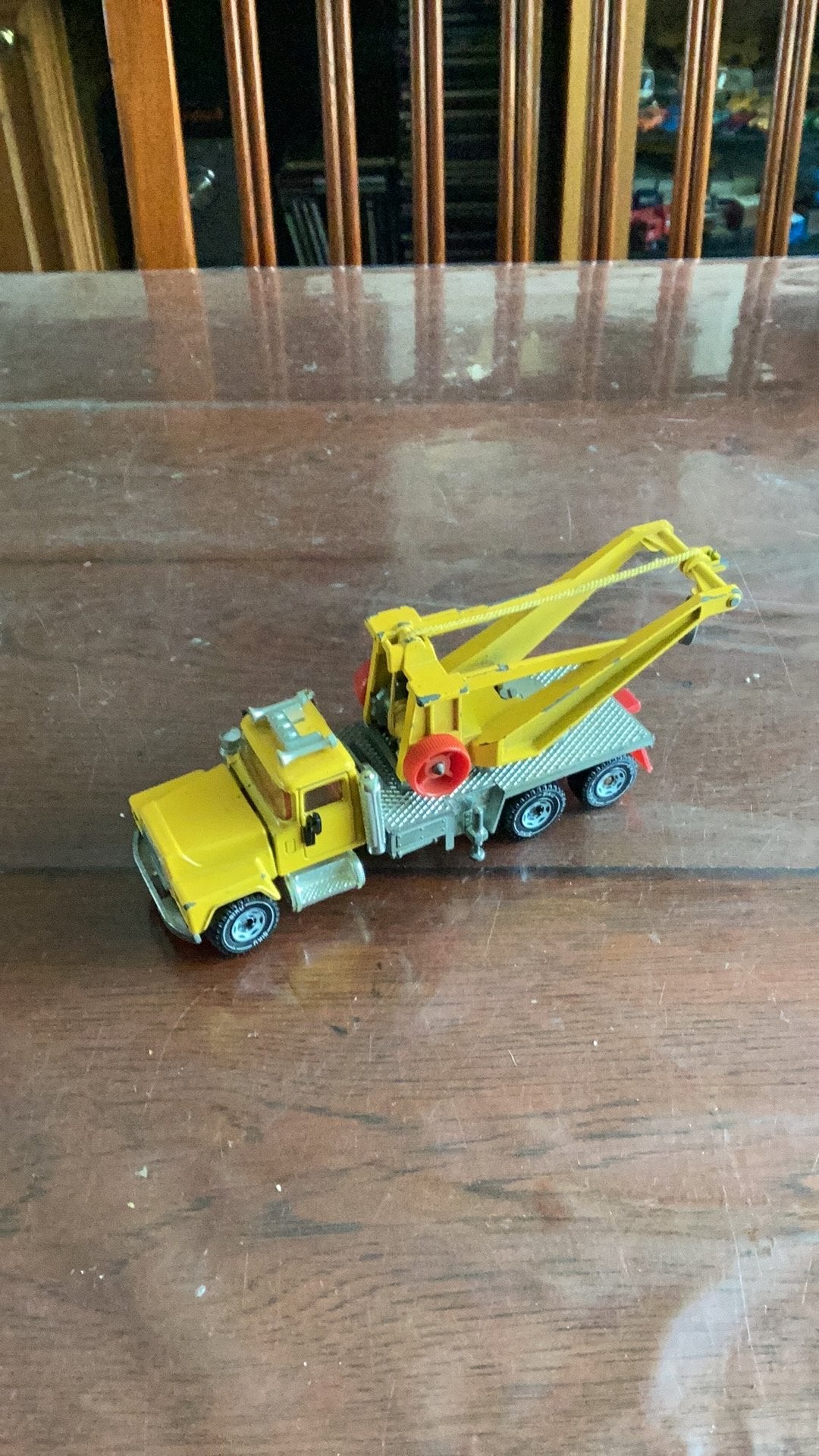 Siku Mack kraanwagen, Ophalen of Verzenden, Zo goed als nieuw, Bus of Vrachtwagen, SIKU
