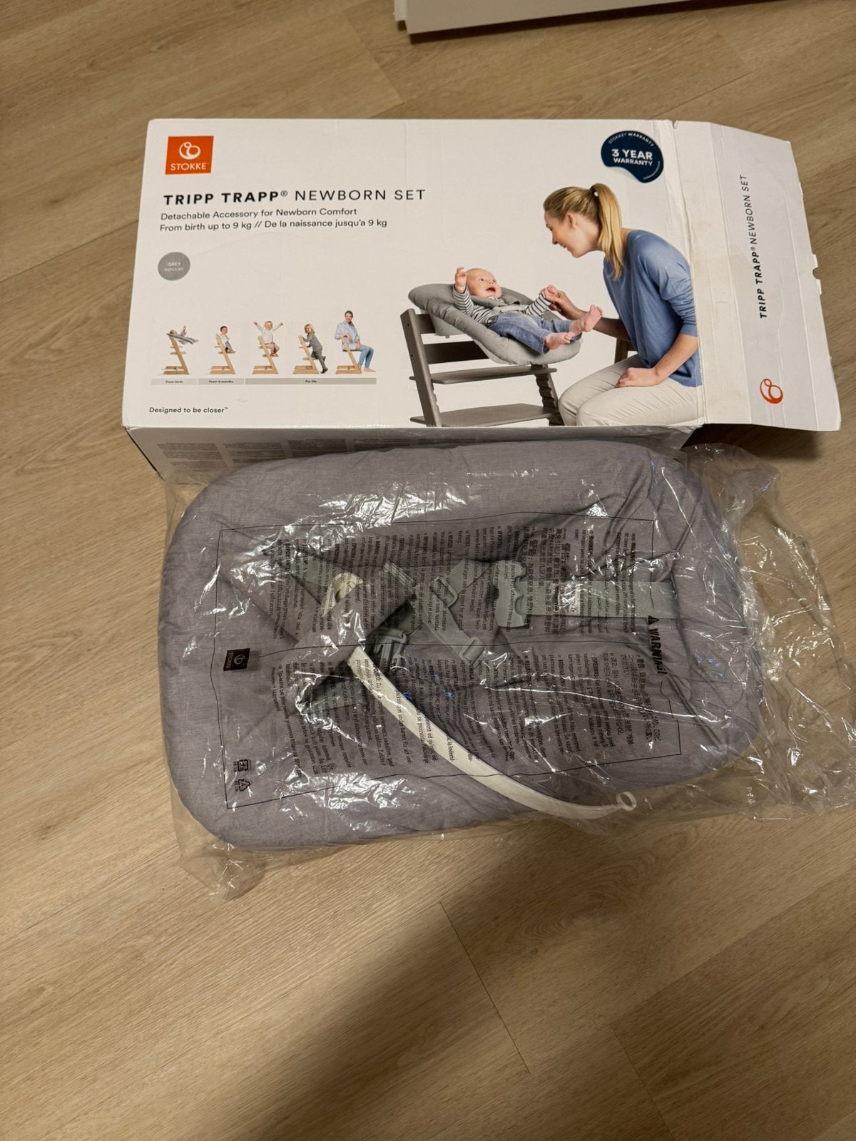 Stokke tripp trapp trip trap Newborn V2, Ophalen, Zo goed als nieuw, Meegroeistoel