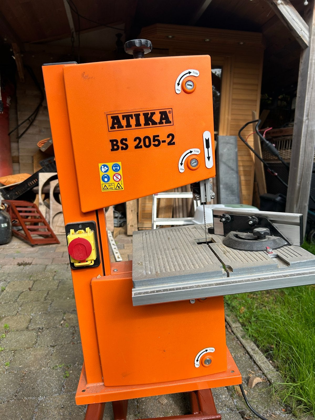 Atika lintzaag BS 205-2 - Zo goed als nieuw, Ophalen of Verzenden, Zo goed als nieuw, Lintzaag