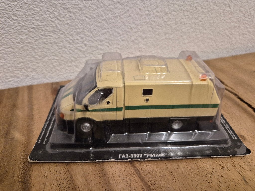 GAZ-3302 Ratnik geldauto DeAgostini 1:43, Overige merken, DeAgostini, Auto, DeAgostini