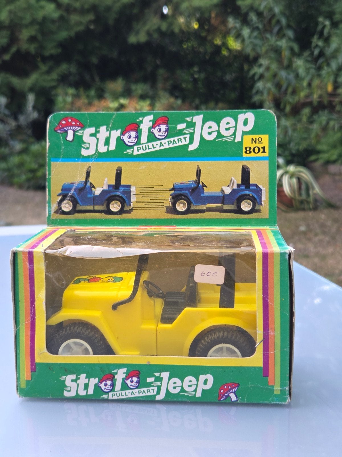 Oud speelgoed Jeep CJ Wrangler model Strofo modelauto, Ophalen of Verzenden, Zo goed als nieuw, Auto's