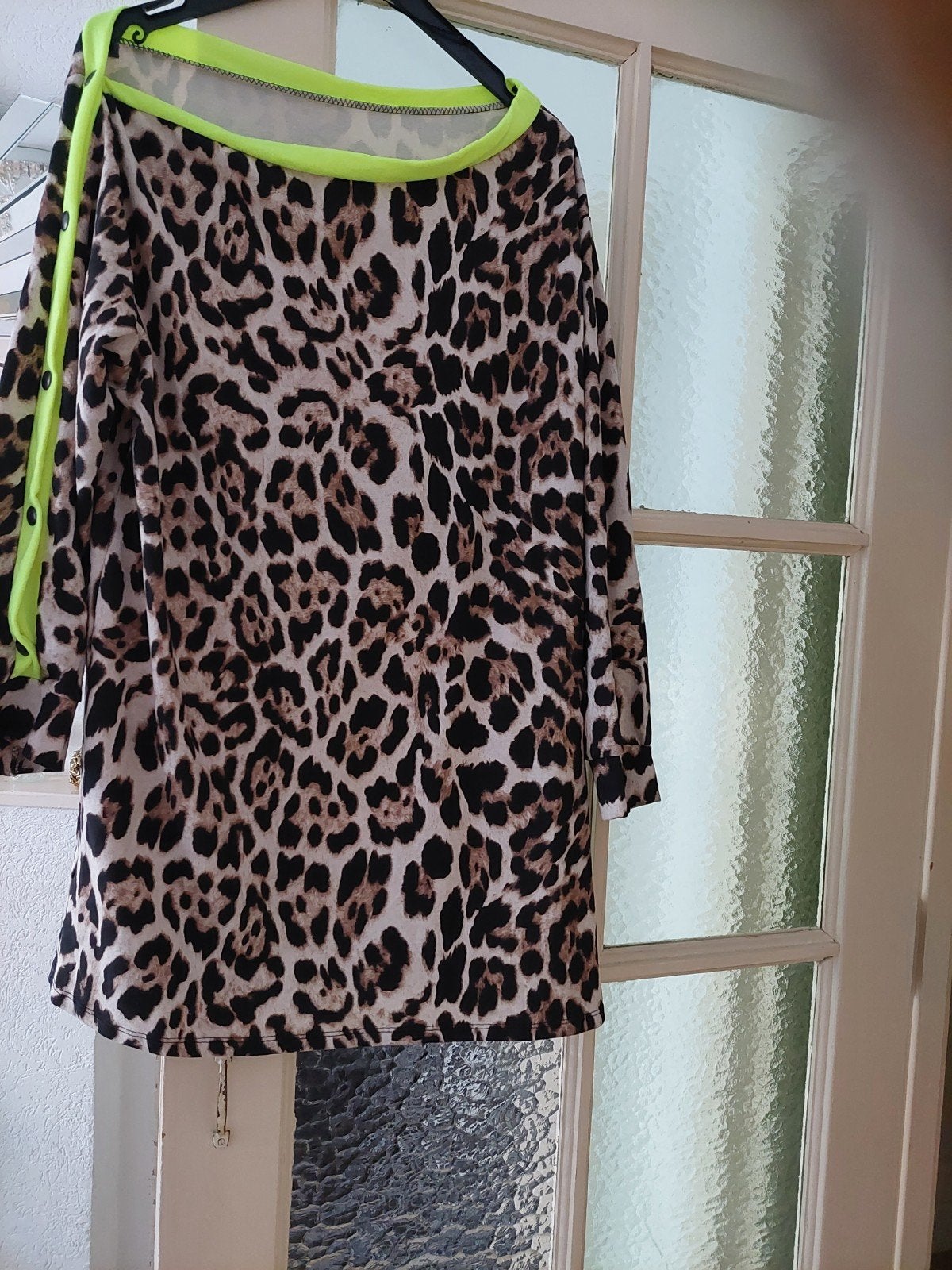 tijgerprint blouse maat 52/54, Ophalen of Verzenden, Zo goed als nieuw, Maat 46/48 (XL) of groter