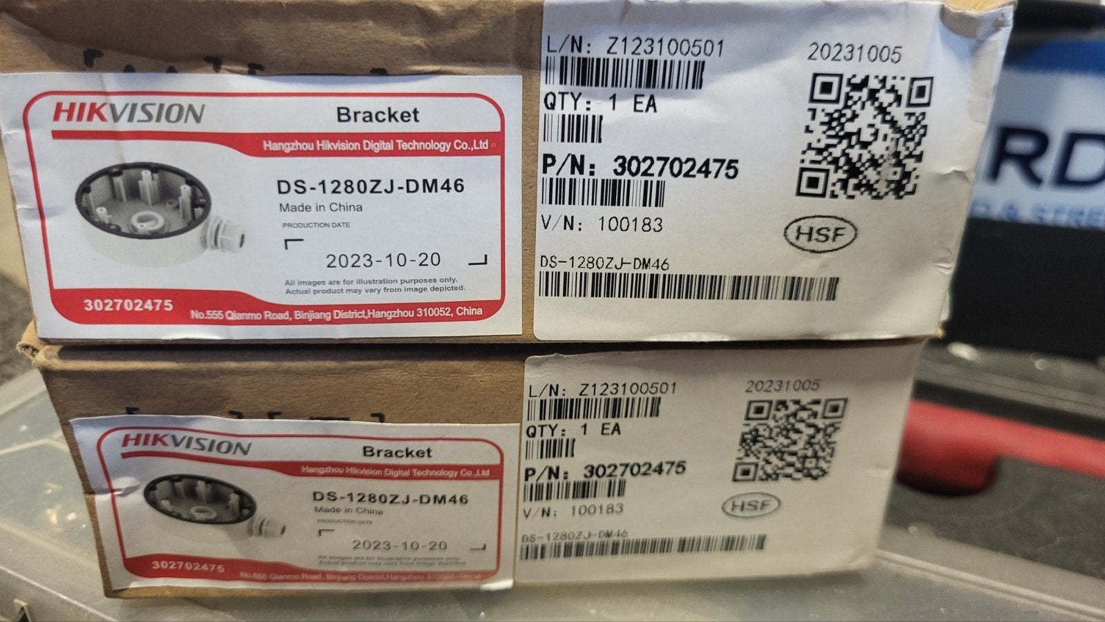 Hikvision DS-1280ZJ-DM46 Beugel voor Camera 120mm, Ophalen, Nieuw
