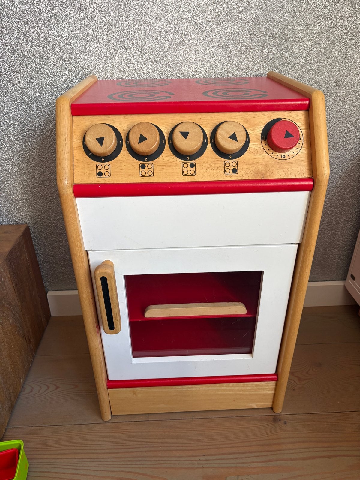 Houten gasfornuis speelkeuken van Lil Studio, Ophalen of Verzenden, Gebruikt, Jongen of Meisje