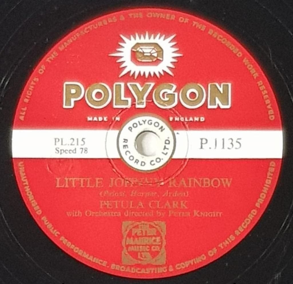 Petula Clark - Little Johnny Rainbow / Christmas Cards, Ophalen of Verzenden, Zo goed als nieuw, 12 inch
