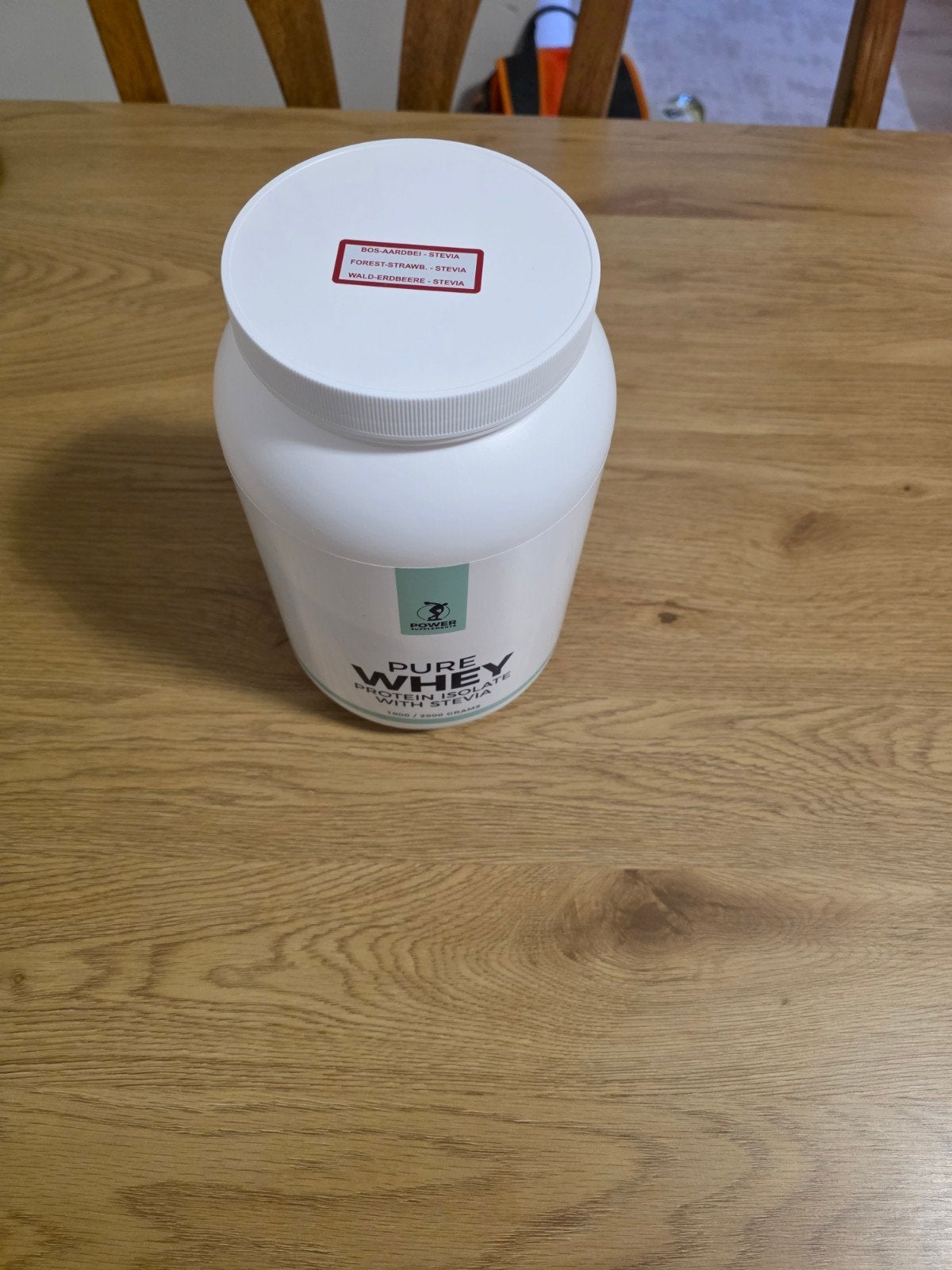 Power Supplements Pure Whey Protein Isolate Stevia, Ophalen of Verzenden, Zo goed als nieuw, Poeder of Drank