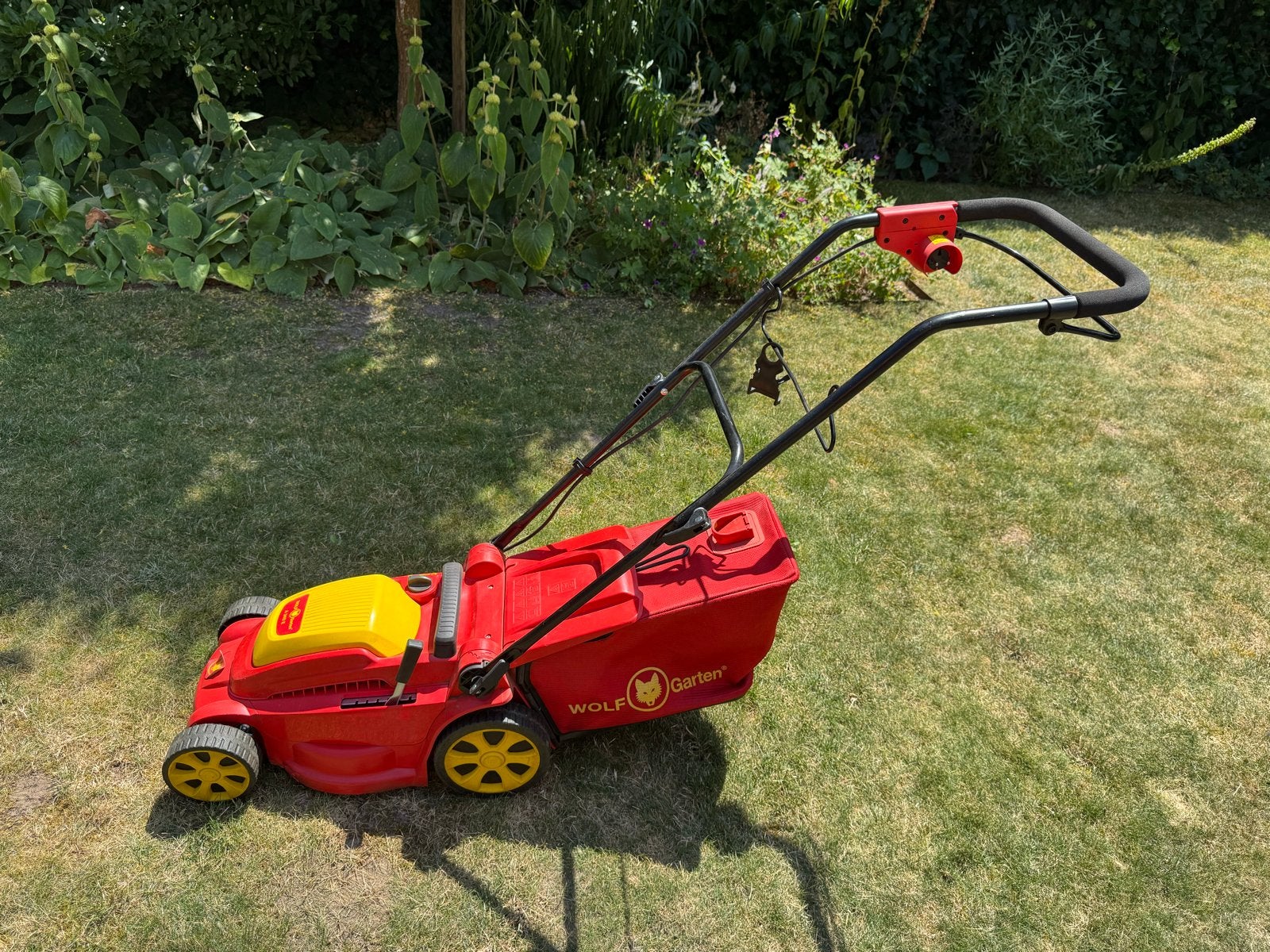 WOLF-Garten A 340 E Elektrische Grasmaaier, Tuin en Terras, Grasmaaiers, Gebruikt, Elektrische grasmaaier, 30 t/m 39 cm, Cirkelmaaier