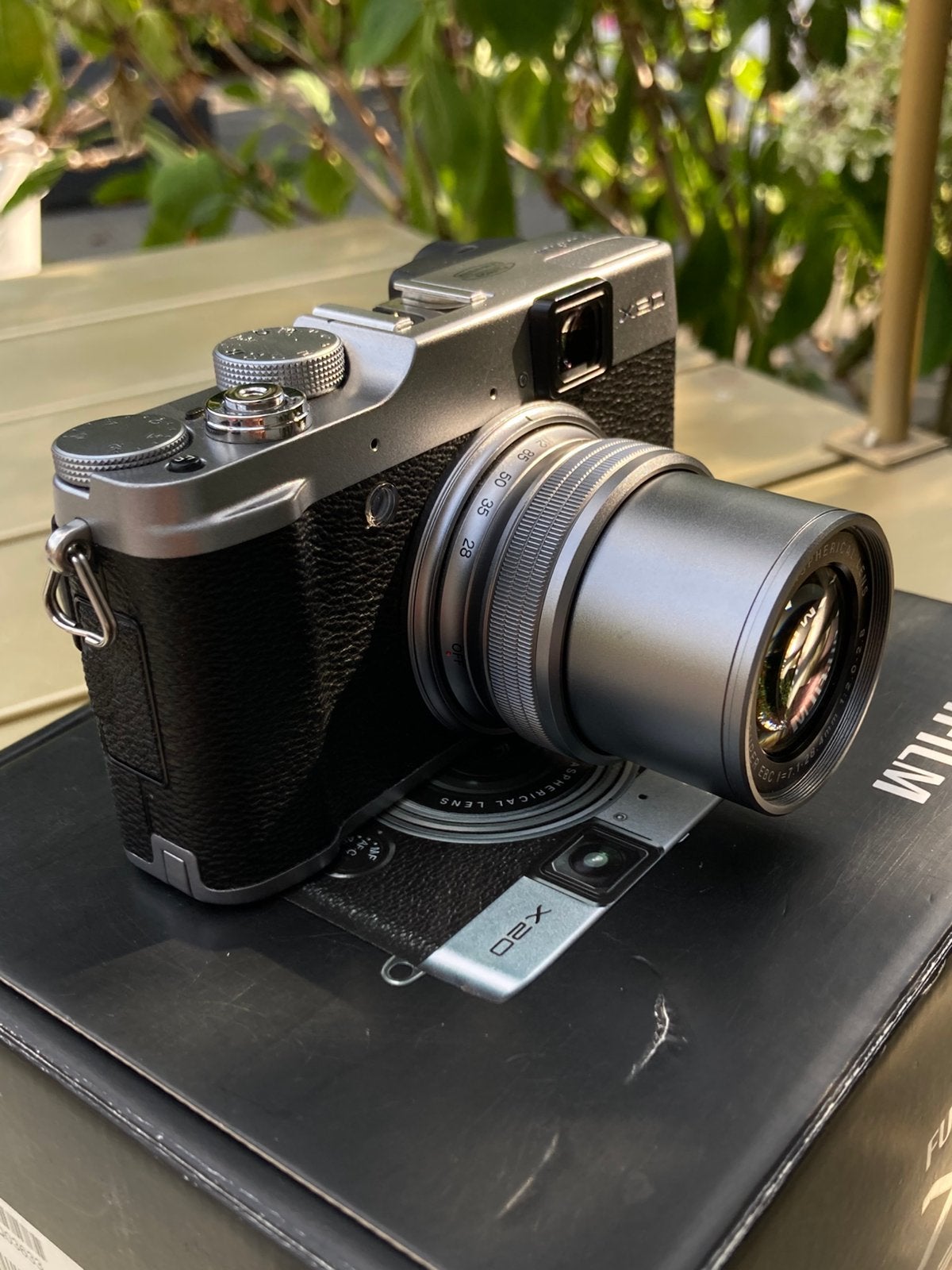 Fujifilm X20 zilver- in zeer nette staat, Ingebouwde flitser, 12 megapixels, Lensdop, Ophalen of Verzenden