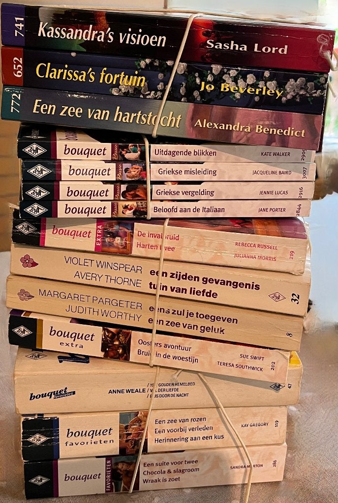 Bouquet reeks/ Candlelight, 14 boekjes, Ophalen, Gelezen, Nederland