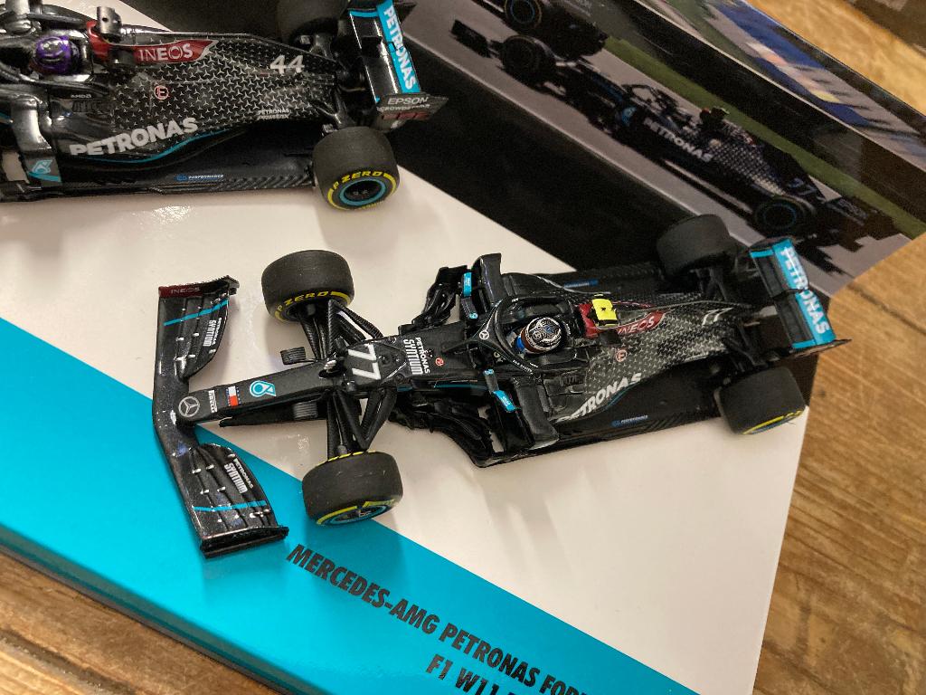 ✅ Lewis Hamilton Valtteri Bottas 1:43 Mercedes F1 W11 2020, Ophalen of Verzenden, Nieuw, Formule 1