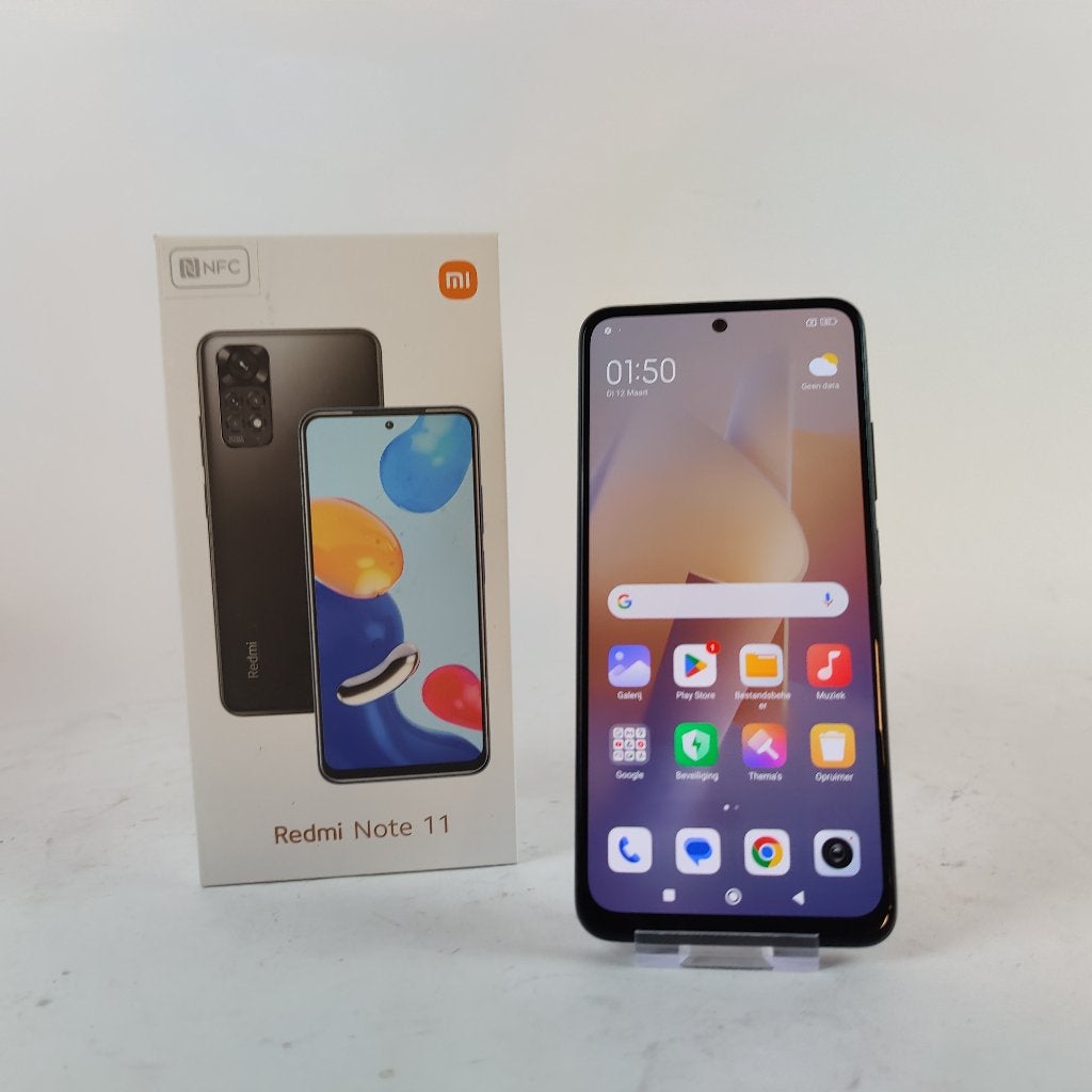 Redmi Note 11 64GB Zwart in doos + oplader 10w, Overige typen, Ophalen of Verzenden, X, X