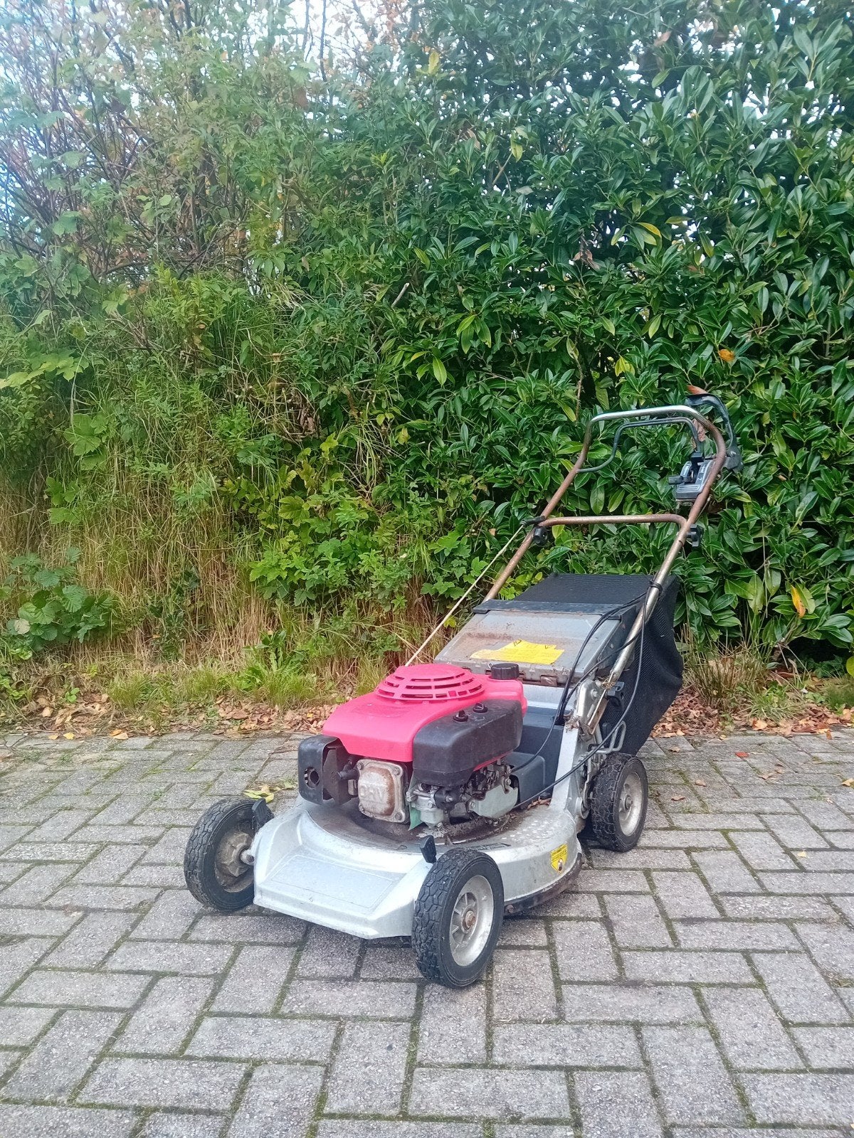 honda benzine grasmaaier- met aandrijving, Ophalen, Cirkelmaaier, Honda, Gebruikt