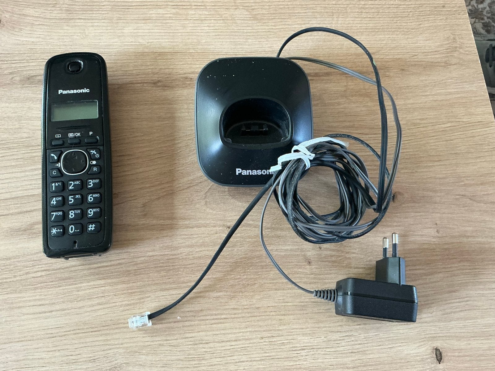 Panasonic draadloze telefoon met basisstation, Telecommunicatie, Ophalen of Verzenden, Gebruikt, 1 handset