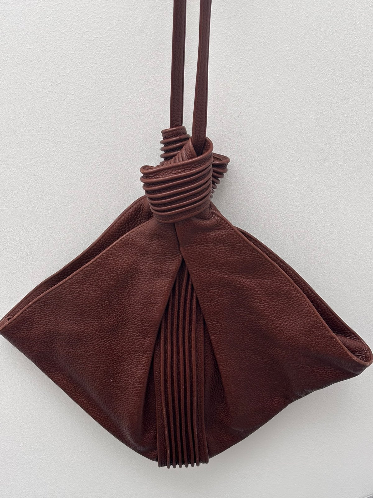 Leren tas merk Groom, Sieraden, Tassen en Uiterlijk, Tassen | Damestassen, Verzenden, Zo goed als nieuw, Bruin, Overige typen