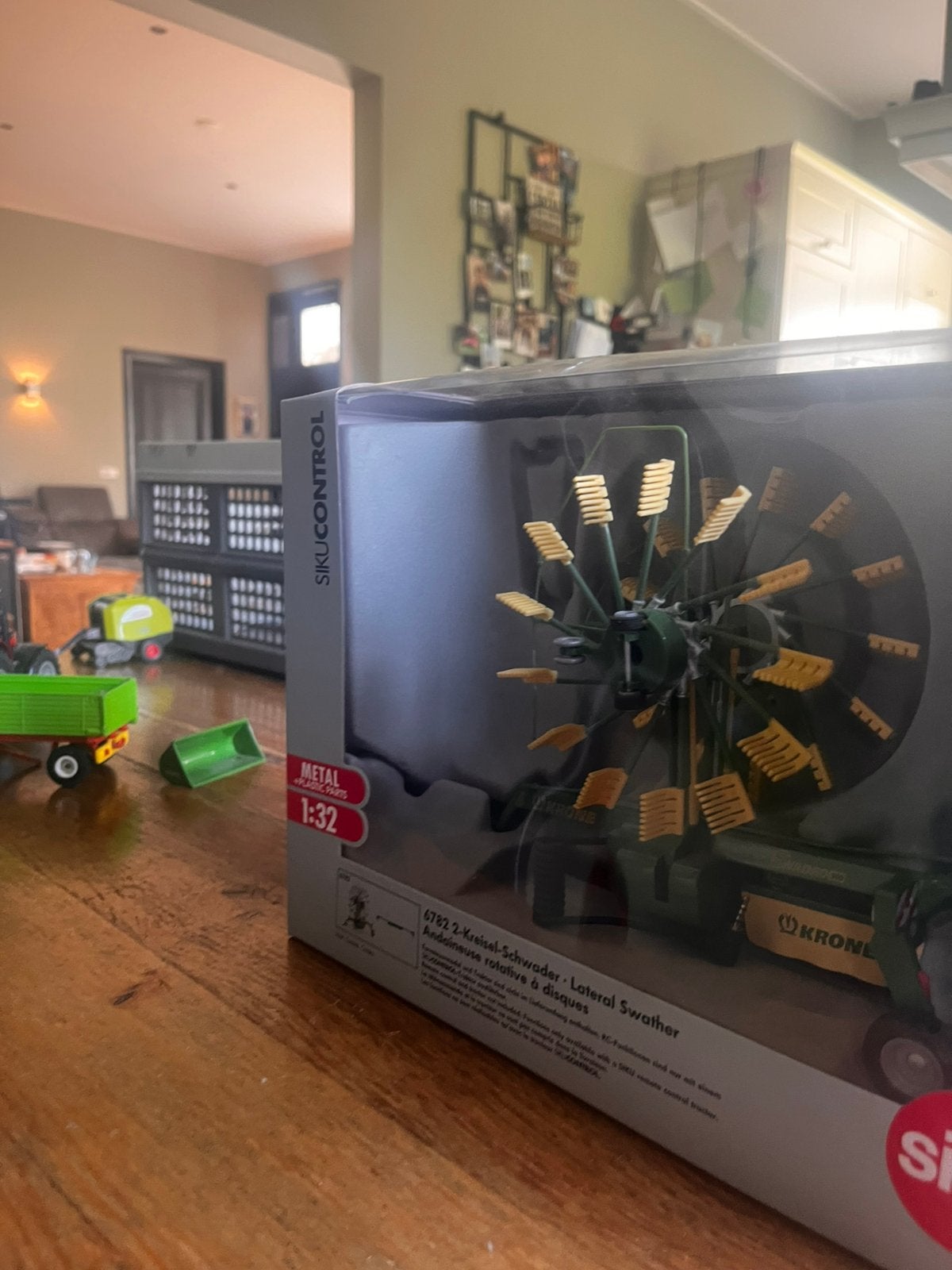 Siku hark 1:32, Hobby en Vrije tijd, Modelauto's | 1:32, Ophalen of Verzenden, Zo goed als nieuw, Tractor of Landbouw, SIKU