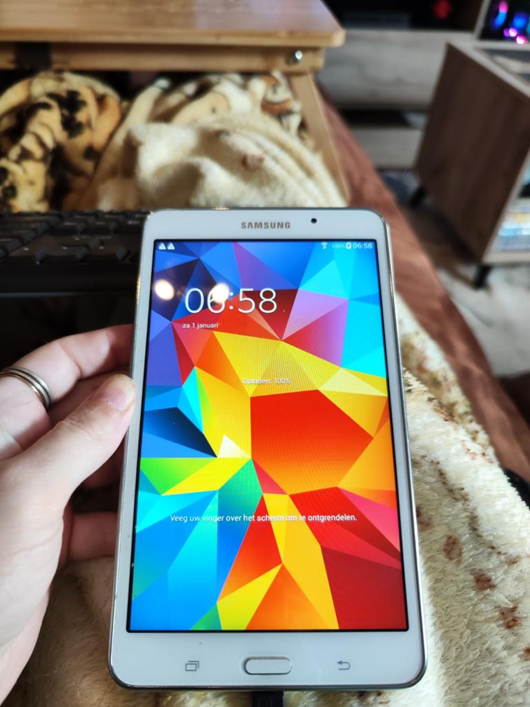 Gebruikte Samsung SM-T230 tablet, 8 GB, Computers en Software, Android Tablets, Gebruikt, 7 inch of minder, Ophalen