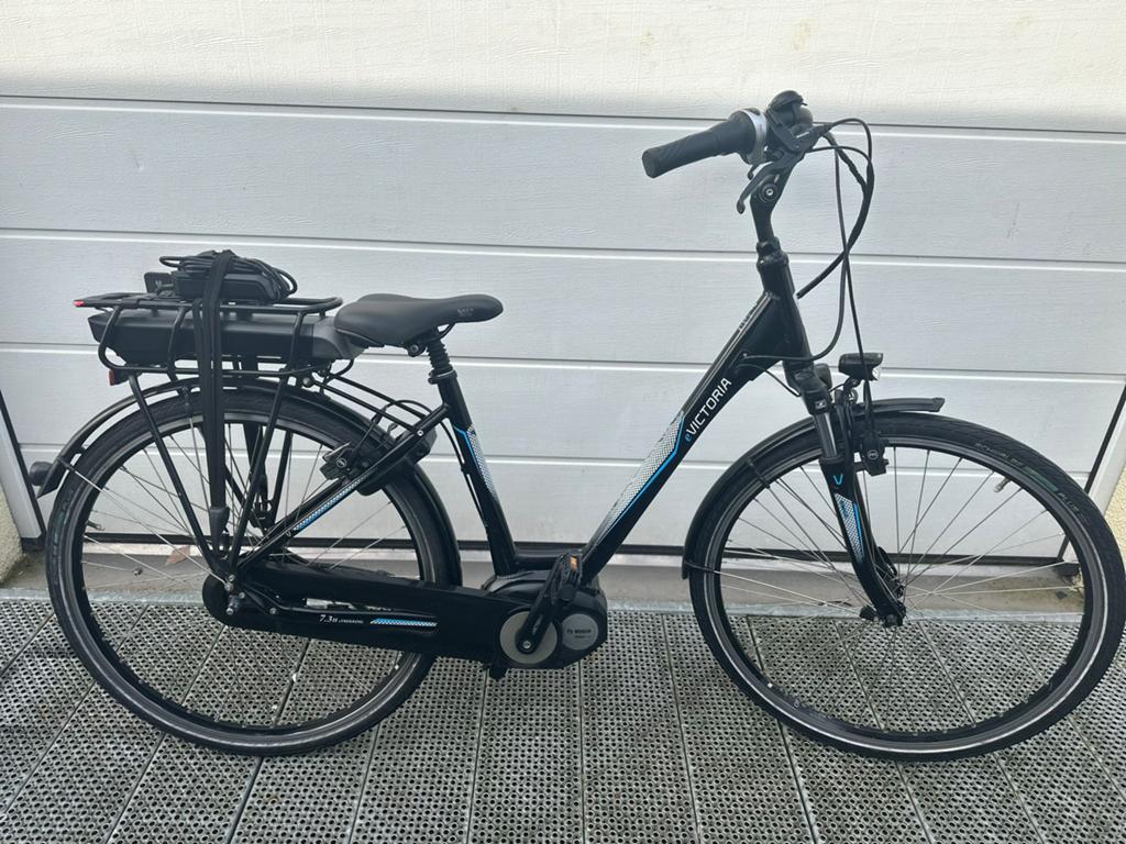 Electrische Victoria Bosch middenmotor fiets, 47 tot 50 cm, Versnellingen, Zo goed als nieuw, Ophalen