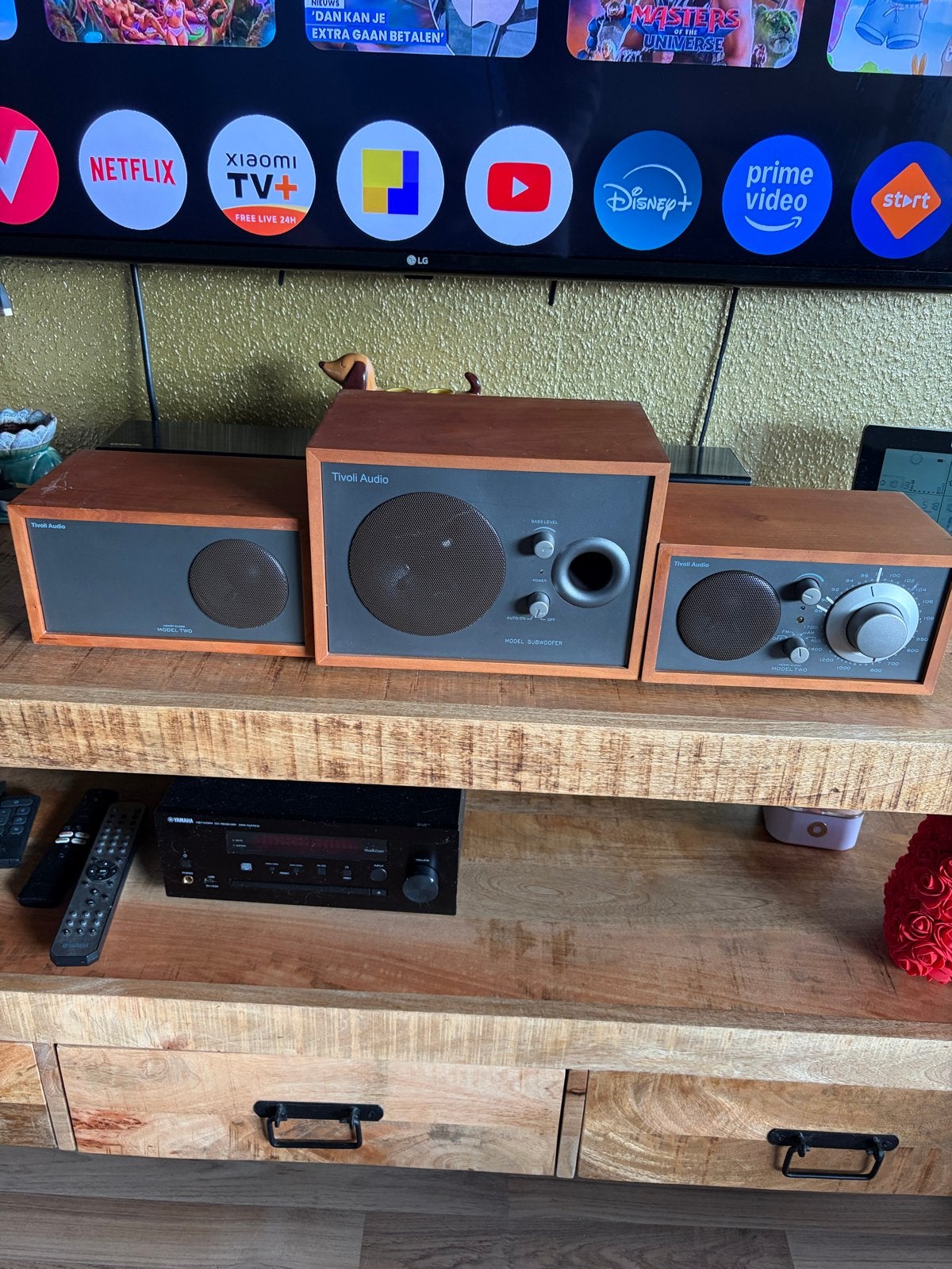 Tivoli Audio Model Two met Subwoofer en Tuner/Radio, Overige merken, Tuner of Radio, Zo goed als nieuw, Losse componenten