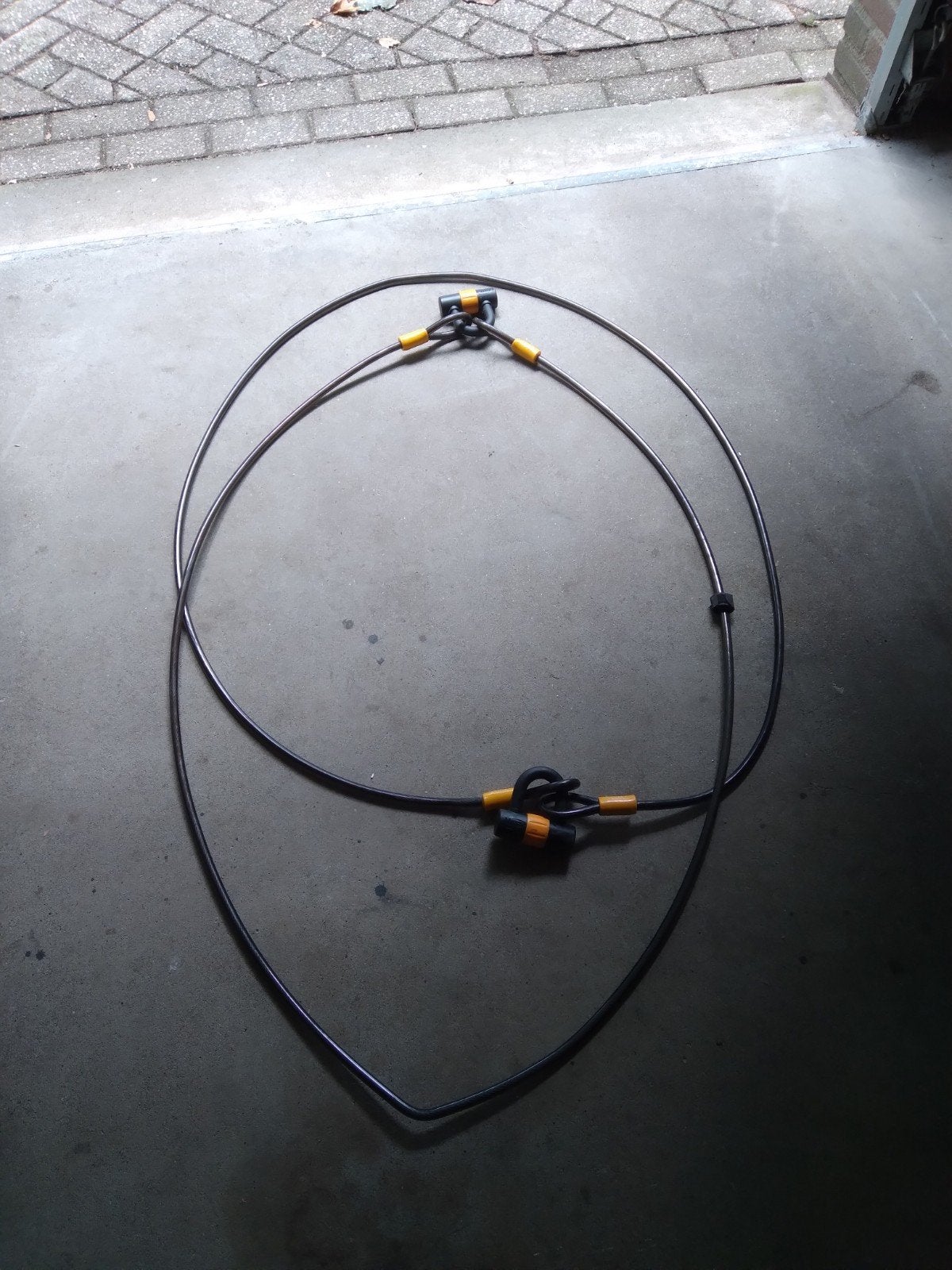 Vinz Kabelsloten 3 meter, voor boot, motor, bakfiets., Ophalen, Alarm, Zo goed als nieuw, Kabelslot