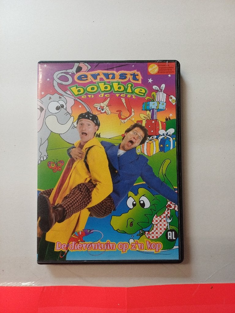 DVD - Ernst Bobbie en de rest - De Dierentuin op Z'N Kop, Alle leeftijden, Ophalen of Verzenden, Gebruikt
