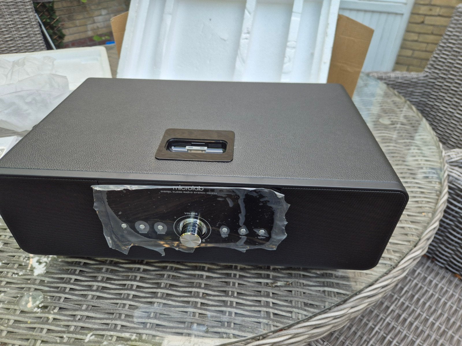 Microlab MD332 Hifi-systeem met iPod-dock en radio, Overige merken, Microset, Nieuw, Ophalen of Verzenden
