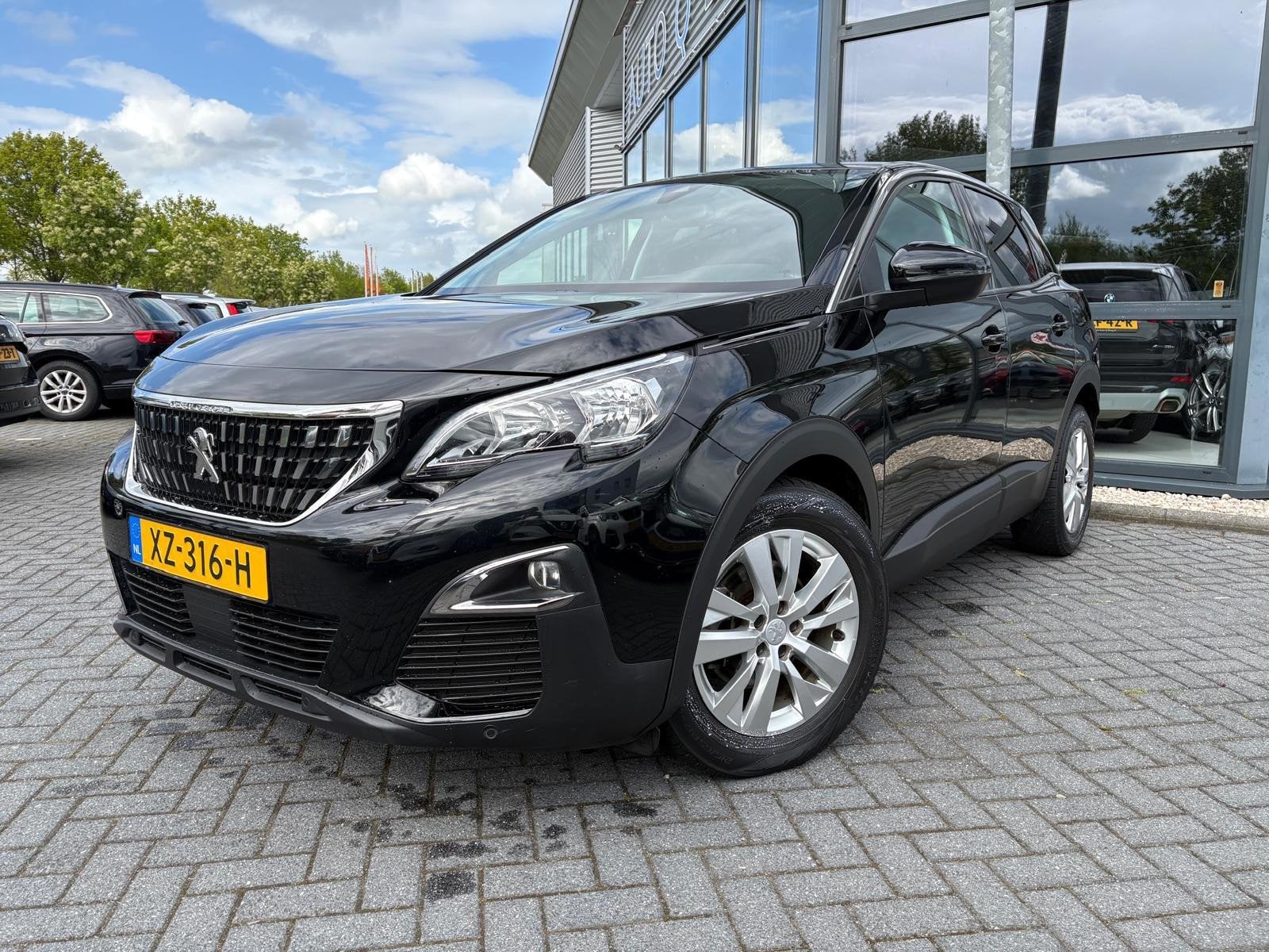 Peugeot 3008 1.2 PureTech Blue Lease Executive | Automaat |, Auto's, Gebruikt, 1199 cc, Zwart, Origineel Nederlands