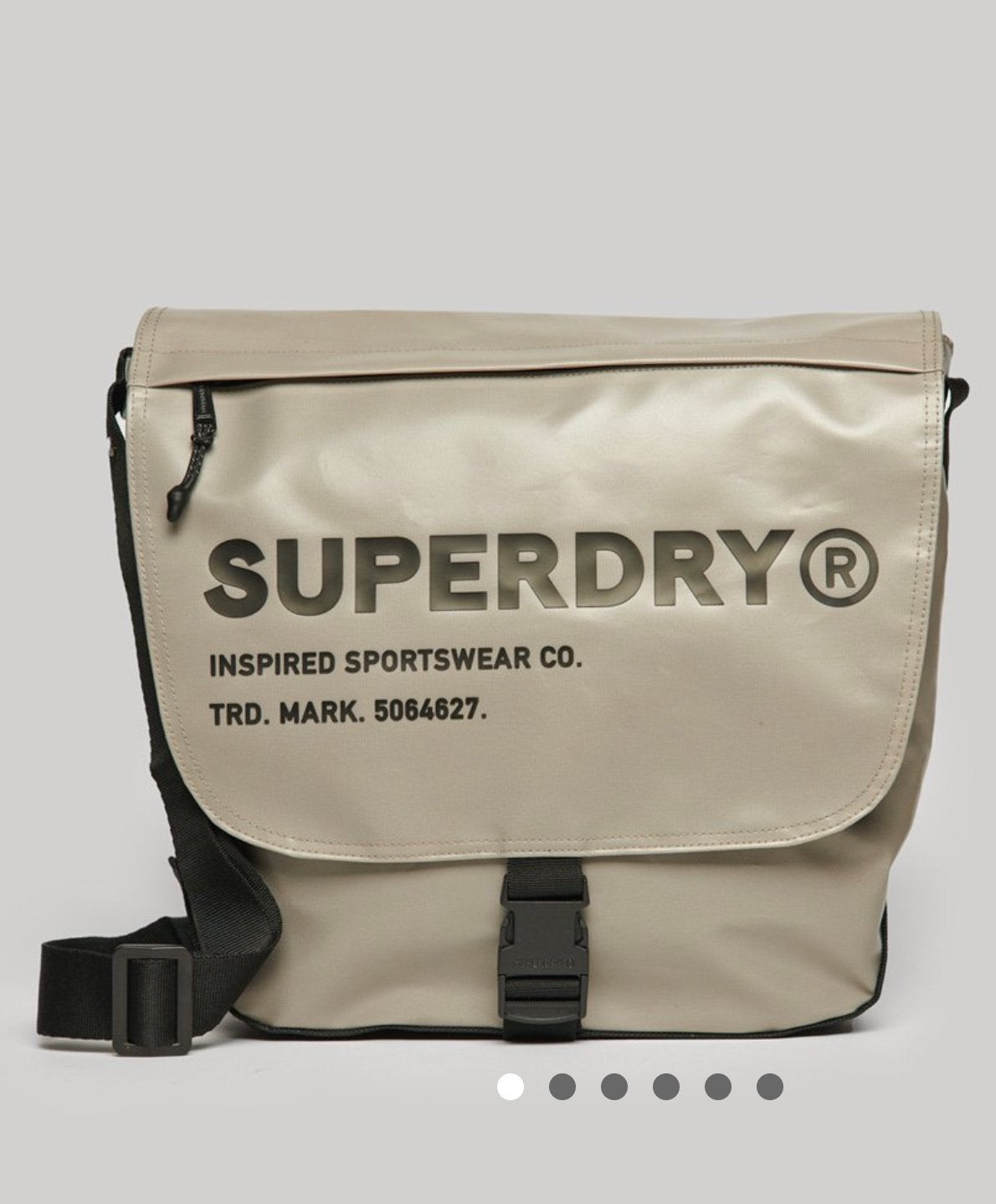 Superdry Messengertas - Winter Twig Beige, Ophalen of Verzenden, Nieuw, Beige, Overige merken