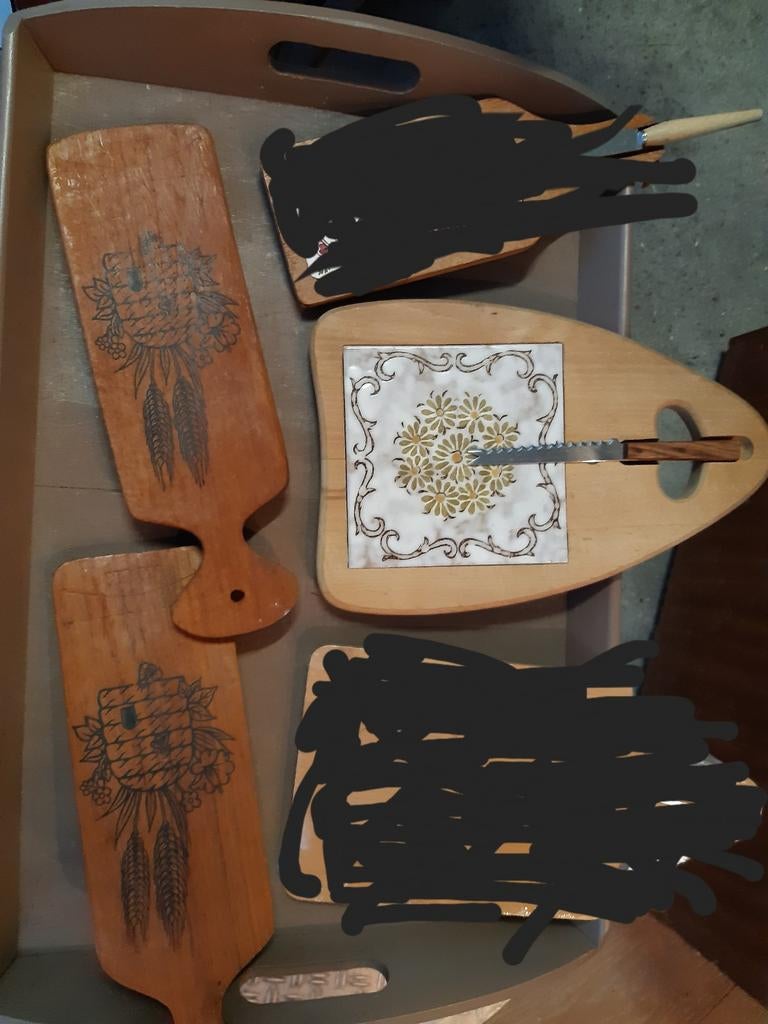 Oude brood-kaas planken 3 v €3,-, Ophalen of Verzenden