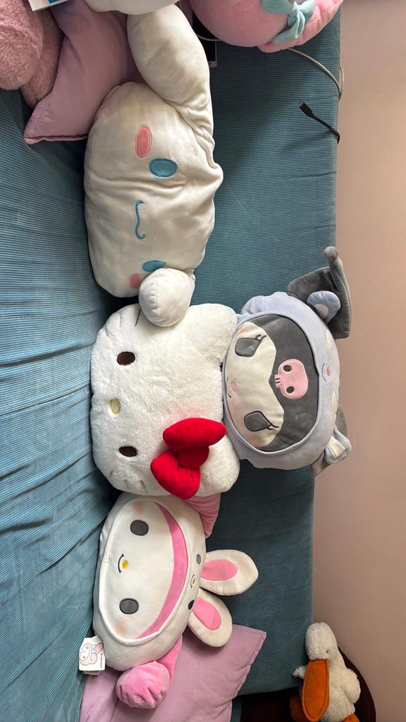 4 Hello Kitty and friends knuffels, Ophalen of Verzenden, Gebruikt