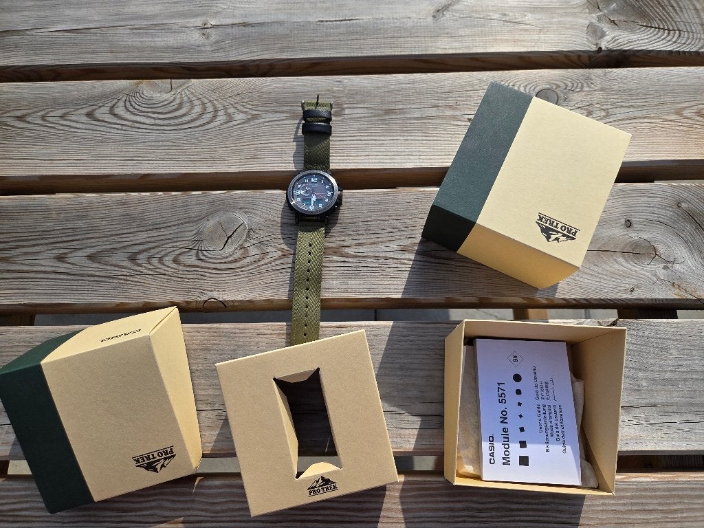Casio Pro Trek PRW 6600, Casio, Polshorloge, Overige materialen, Ophalen of Verzenden