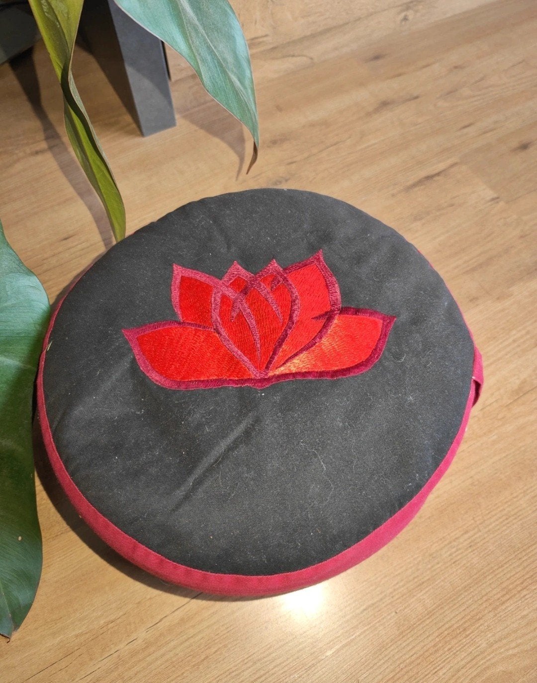 Mooie yoga meditatie kussen lotus flower, Ophalen of Verzenden