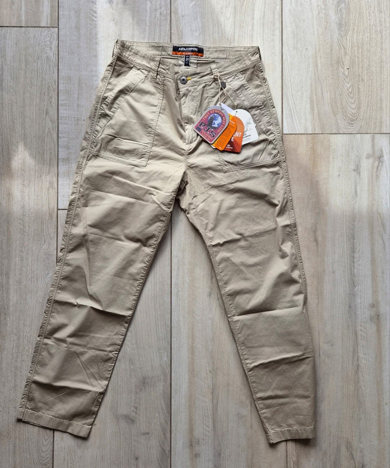 Parajumpers Claimer Heren Broek - Nieuw met labels, Kleding | Heren, Maat 48/50 (M), Beige, Nieuw, Parajumpers