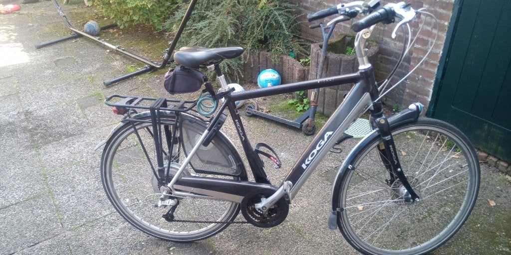 Koga Miyata e-tour, Gebruikt, 55 tot 59 cm, 30 tot 50 km per accu, Ophalen