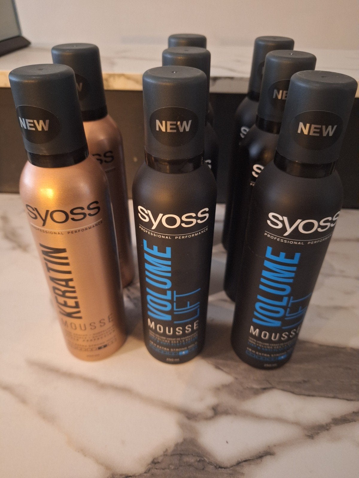 Syoss Keratin & Volume Mousse - Nieuw, Ophalen, Nieuw, Gel, Wax, Haarlak of Mousse