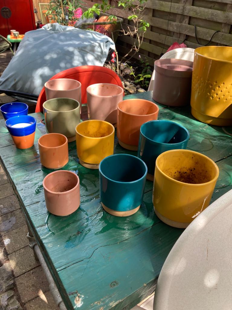 Bloempotten (binnen) assortiment, Tuin en Terras, Bloempotten, Ophalen, Rond, Binnen, Aardewerk