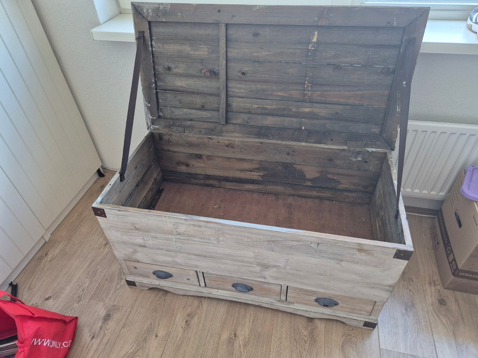 mooie grote dekenkist, Ophalen, 50 tot 100 cm