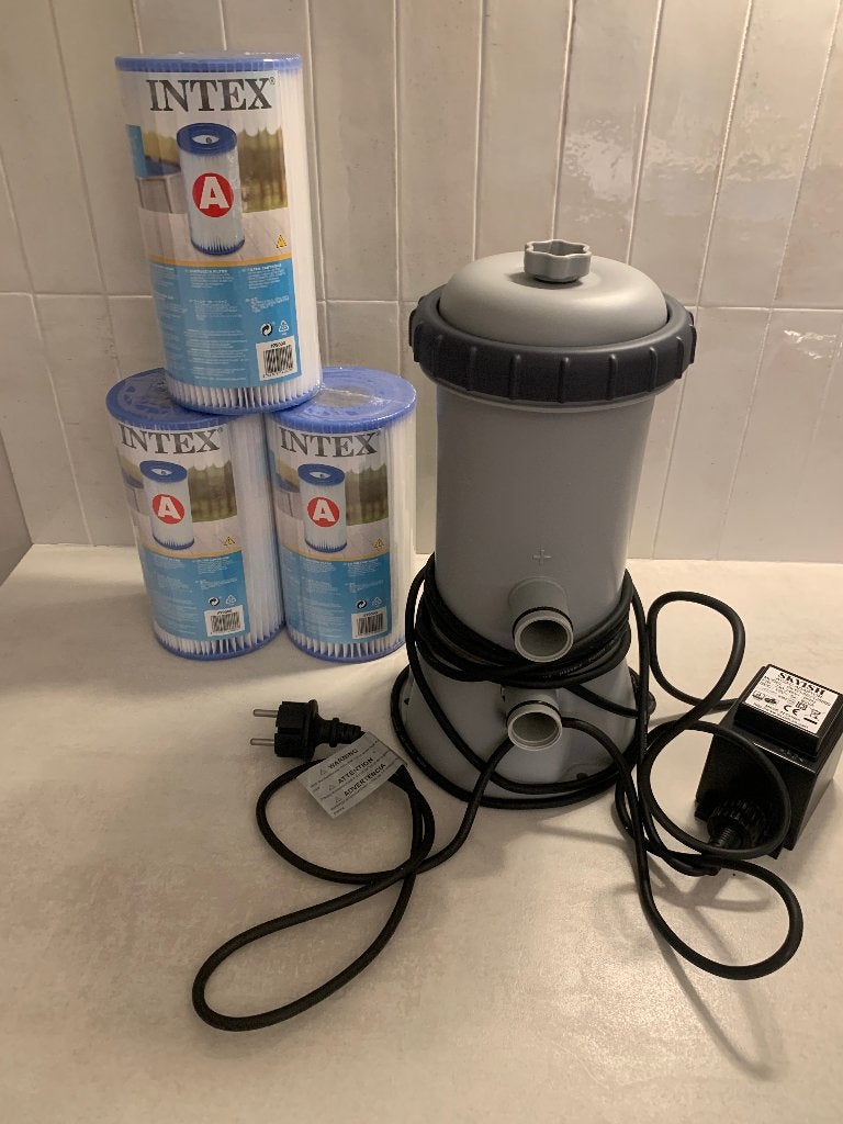 Zwembadpomp Intex 604G, Ophalen of Verzenden, Zo goed als nieuw, Zwembadpomp