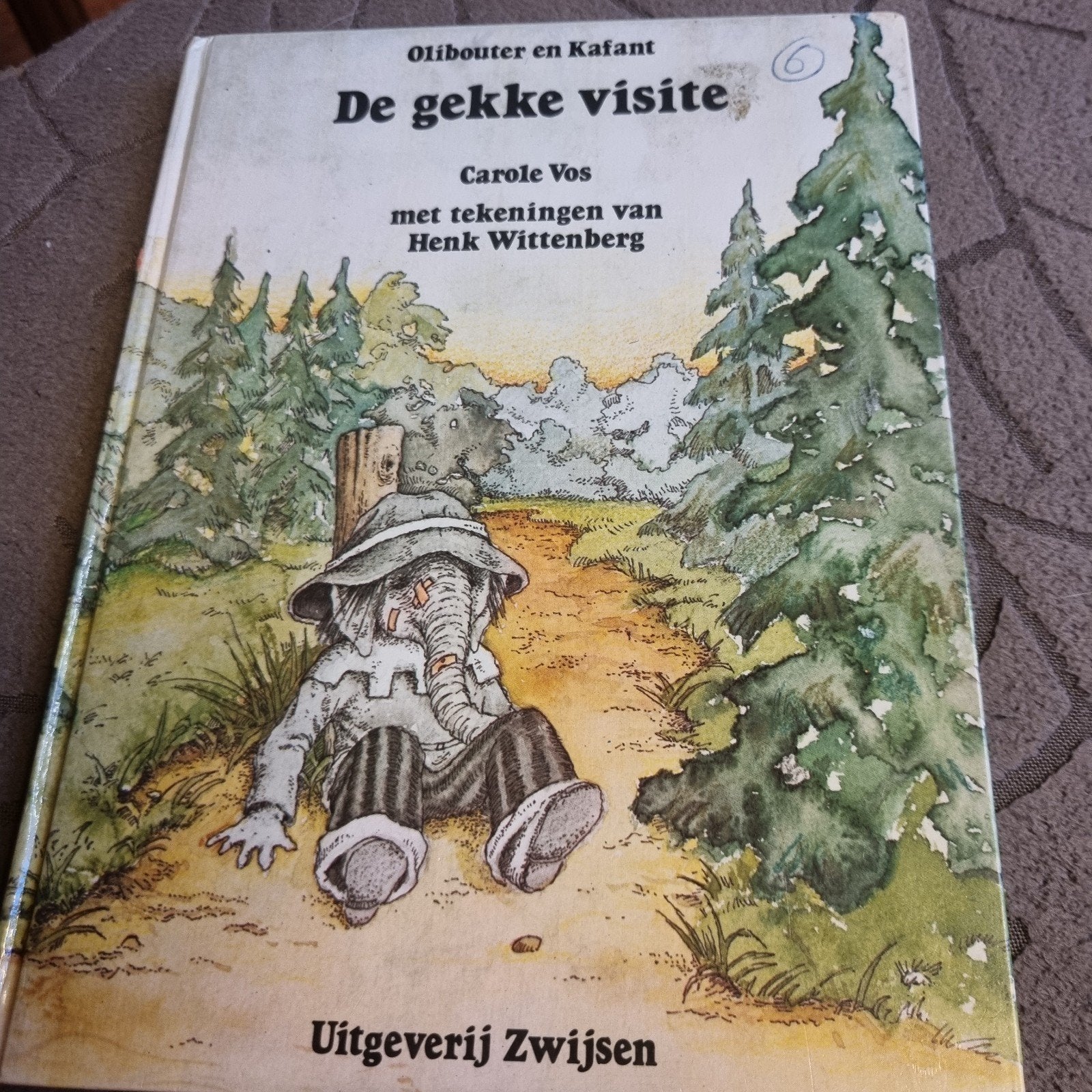 Olibouter en Kafant: De gekke visite - Carole Vos, Ophalen of Verzenden, Gelezen, Carole Vos, Fictie algemeen