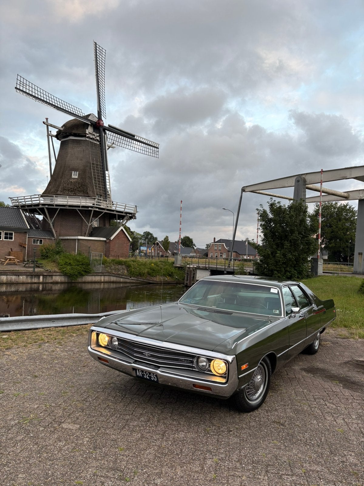 Chrysler 1971 Groen, Euro 5, Achterwielaandrijving, Leder en Stof, Particulier