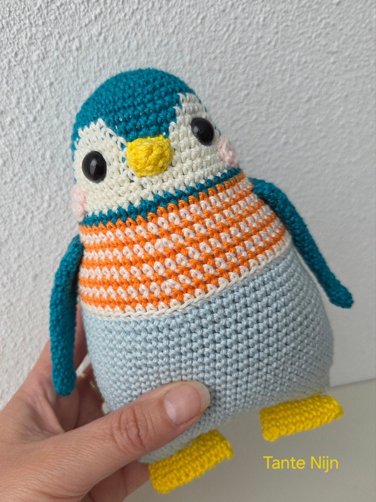 Gehaakte pinguïn knuffel, Ophalen of Verzenden, Nieuw, Pinguïn, Handgemaakt