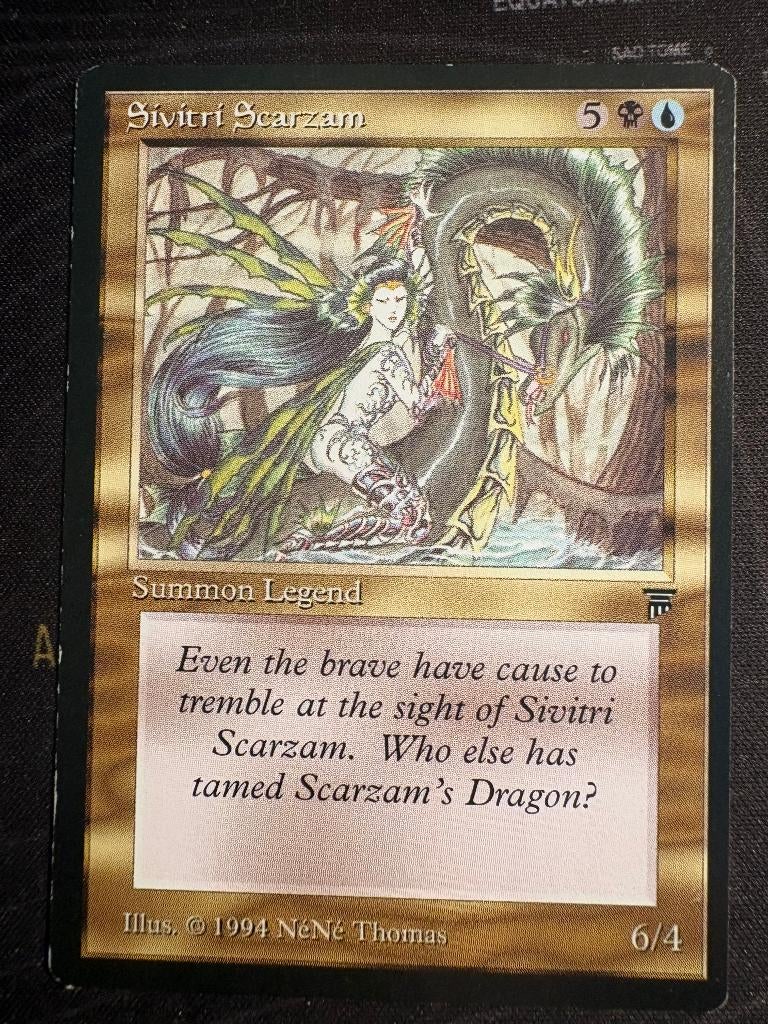 Magic: Sivitri Scarzam - Legends, Ophalen of Verzenden, Zo goed als nieuw, Losse kaart