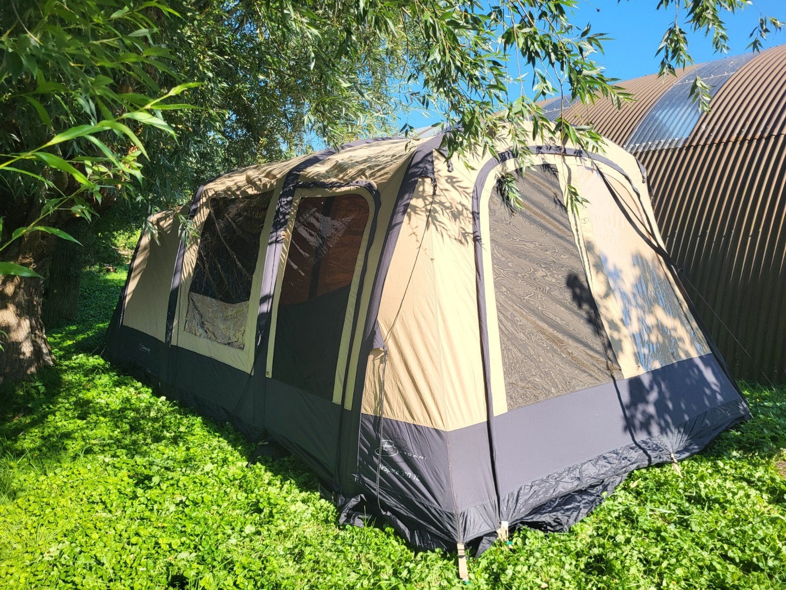 Bardani 310 TC 4 persoons opblaasbare tunnel tent, Ophalen